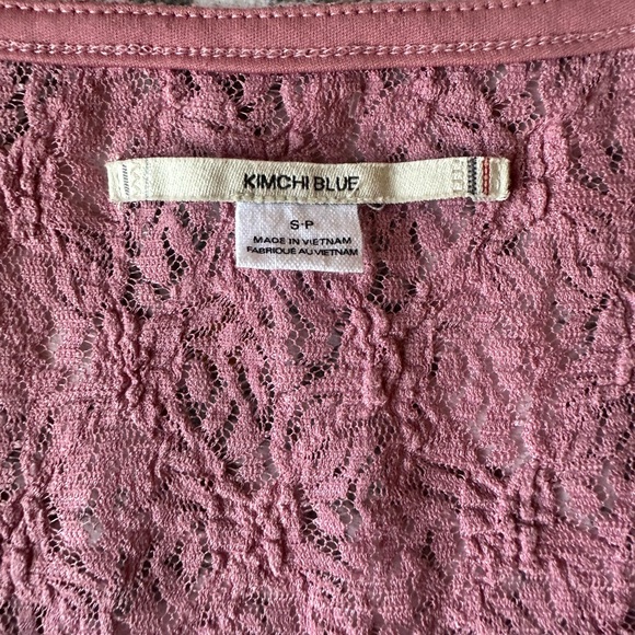 Urban outfitters kimichi blue Quinn lace long sleeve top - Picture 4 of 4